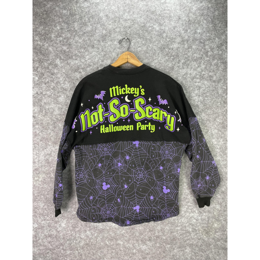 Disney Spirit Jersey Shirt Womens Small Black Mickeys Not So Scary Halloween